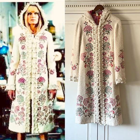 Anthropologie Jackets & Blazers - Anthropologie Lithe Embroidered Mountain Coat